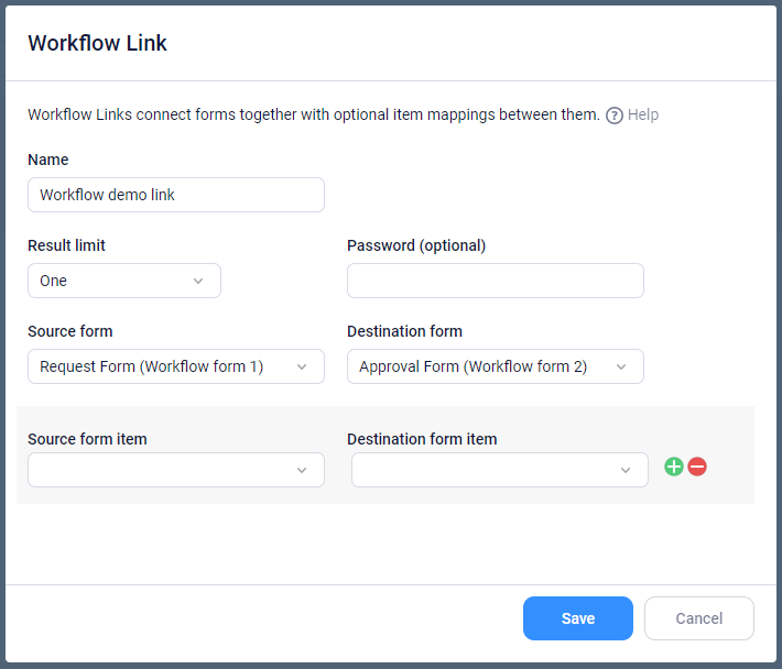 Workflow Links